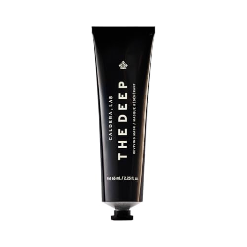 Caldera + Lab The Deep | Men's Organic Hydrating Clay Face Mask for Dry, Sensitive, & Normal Skin ? Vegan, Natural & Antioxidant Packed Exfoliating Skincare Facial Treatment