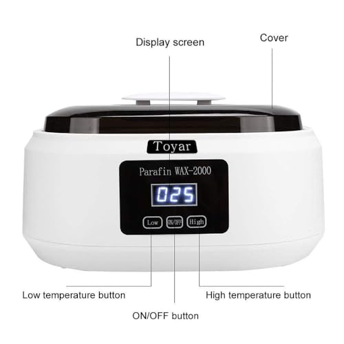 Paraffin Wax Machine for Hand and Feet£¬Touchscreen Paraffin Wax Warmer with 1.98lb Wax Moisturizing Paraffin Spa Wax Bath Kit, Large Capacity at Home for Smooth and Soft Skin
