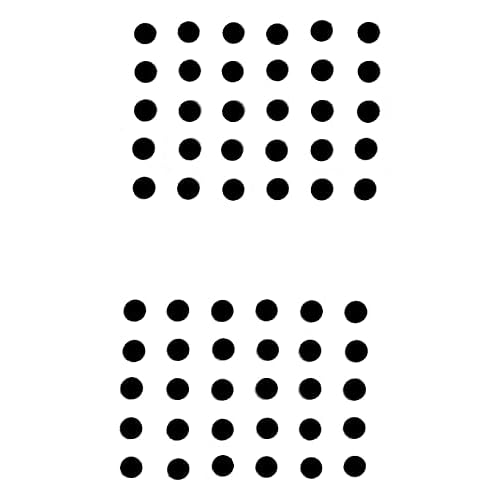 Multisize Indian Daily Use Forehead Bindi Round Dot Tattoo Body Black Velvet Dot Bindi Tattoo Stickers Adhesive Body Bindi Forehead Stickers face Jewelry Indian Daily Use for Women (6 mm)