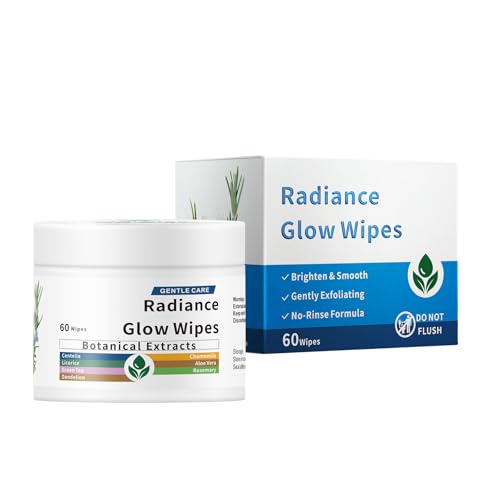 60 Pcs Glycolic Acid Cleansing, Exfoliating Pads?Makeup Remover Wipes for Face, Toner Cotton Rounds, Pore Minimizer, Facial Radiance Pads for Women, Simple Skin Prep Face wipes AHA BHA Lactic Acid