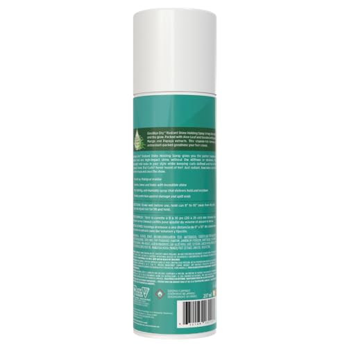 ORS Olive Oil Goodbye Dry Radiant Shine Holding Spray with Aloe, Mango & Papaya, Hydration & Nourishing for all Hair Types and Textures 8 Ounces