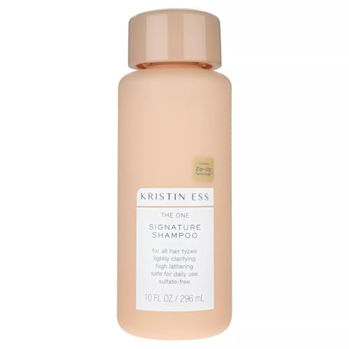 Kristin Ess Hair The One Signature Salon Sulfate Free Shampoo for Moisture, Softness + Shine - Avocado Oil - Anti Frizz + Clarifying - Hydrates + Repairs - Vegan, Paraben Free + Color Safe