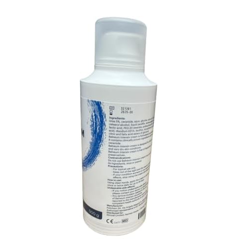 Balneum Intensiv Cream - Moisturisation and Hydration for Dry Skin - Formula with Urea and Ceramide - Suitable for Eczema and Dermatitis - for Men and Women - 500ml