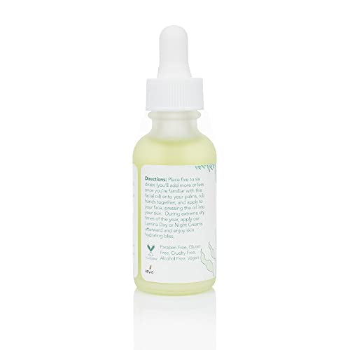 Sea-El Matcha Face Oil Skincare - Hydrating Glow Green Tea & Sea Kelp Facial Oil Blend - Calming & Deeply Penetrating Antioxidant-Rich Moisturizer for Women & Men, Vegan, All Skin Types - 1 Fl Oz