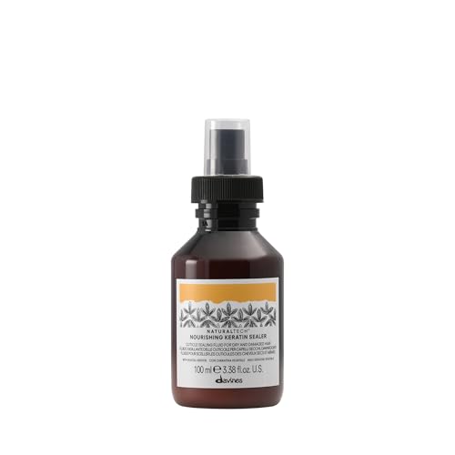 Davines Naturaltech Nourishing Keratin Sealer, Restructuring & Hydrating for Dry & Damaged Hair - With Vegetal Keratin - Seals Cuticles & Prevents Split Ends, Travel Size, 3.38 Fl Oz