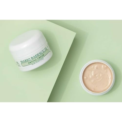 Mario Badescu Drying Cream for Combination & Oily Skin | Clarifying Cream that Targets Bumps and Spots | Formulated with Sulfur & Zinc Oxide | 0.5 Ounce (Pack of 1)