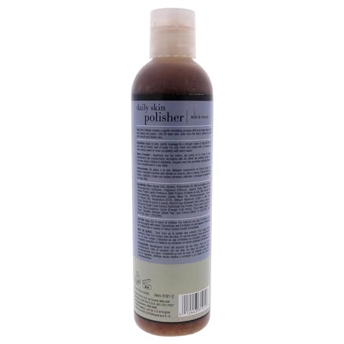 Cuccio Naturale Daily Skin Body Polisher - Soothes And Softens Your Skin - Gentle Exfoliation Process - Lifts Dead Cells From The Skin¡¯s Surface - Radiant Skin - Milk And Honey - 8 Oz