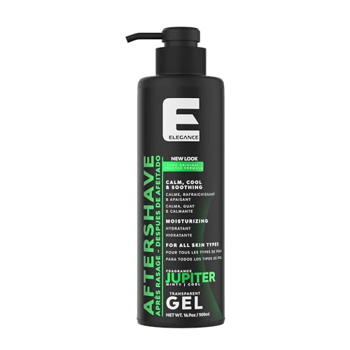 E Elegance Shaving Bundle, Includes Minty Cool Jupiter Shaving Gel and After Shave For a Fresh, Smooth, Shaving Experience each 16.9oz