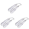 minkissy 3pcs Clipper Tool Slimmer Nose Wide Clips Without Crooked Straightener Corrector for Silicone Bridge Girls Lifter Clip Straightening Women Lifting Shaping Pain Up Increased