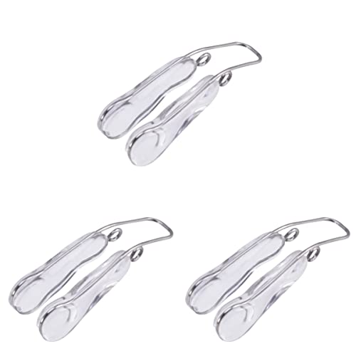 minkissy 3pcs Clipper Tool Slimmer Nose Wide Clips Without Crooked Straightener Corrector for Silicone Bridge Girls Lifter Clip Straightening Women Lifting Shaping Pain Up Increased