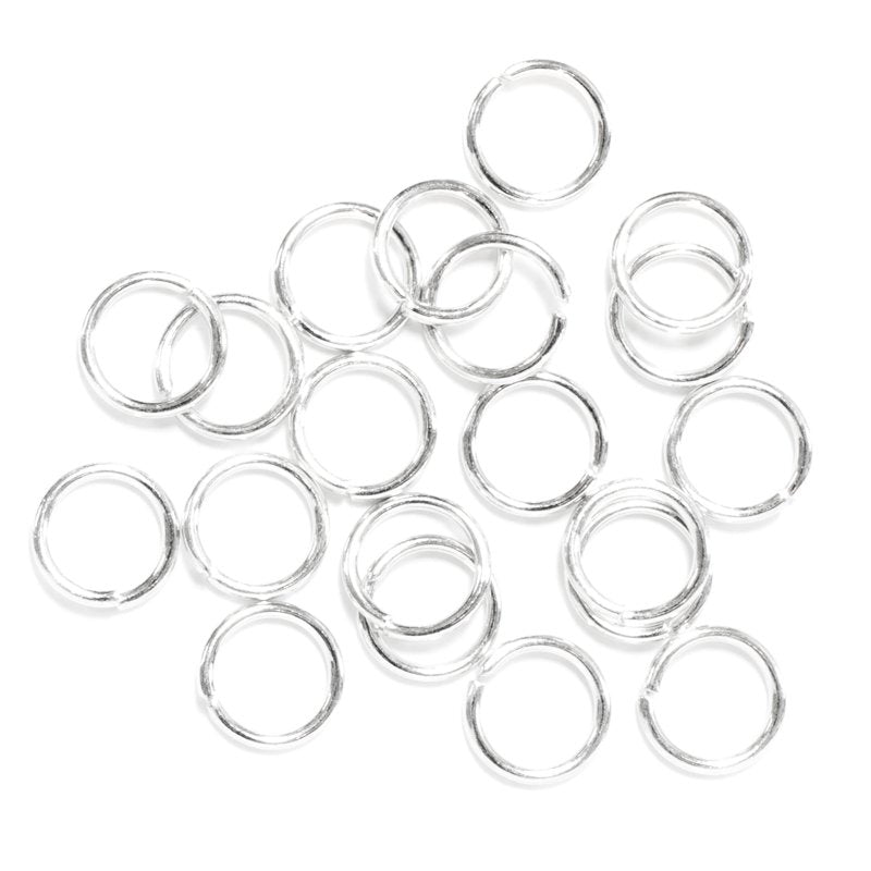 Jewelry Findings Starter Pack - Silver Finish, 75 Pieces for Earrings, Necklaces & Bracelets