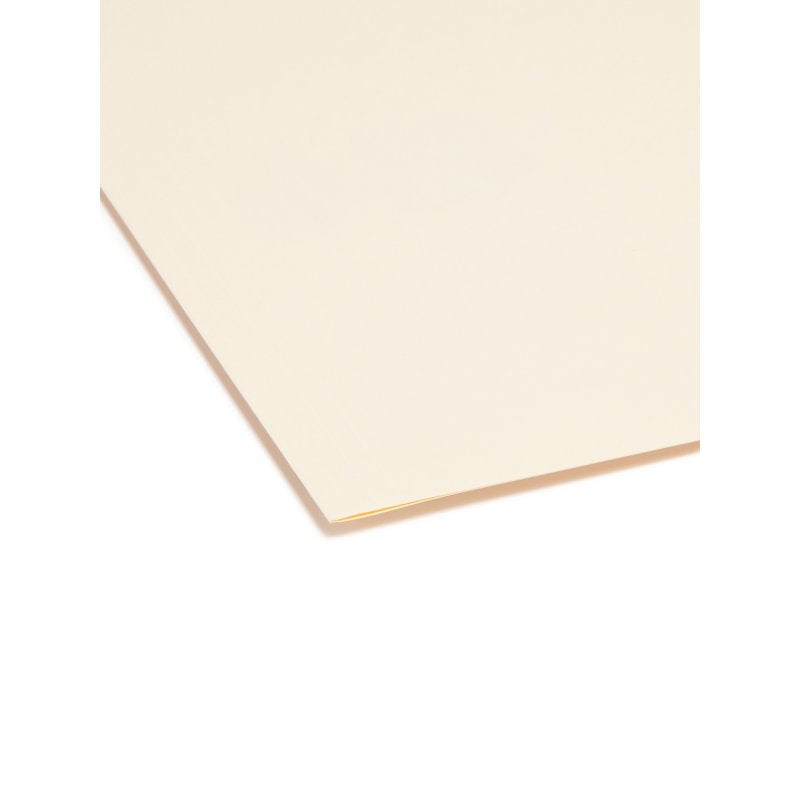 Manila Folders with 1/3-Cut Tabs - Legal Size, 100 Pack Office Filing Supplies