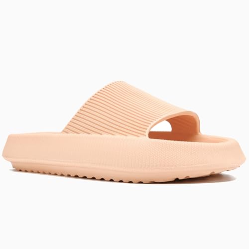 rosyclo Cloud Slippers for Women and Men, Pillow House Slippers Shower Shoes Indoor Slides Bathroom Sandals, Ultimate Comfort, Lightweight, Thick Sole, Non-Slip, Easy to Clean