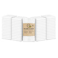 Softolle 100% Cotton Washcloths 60 Pack (12x12 Inches) Soft, Highly Absorbent Washcloth, Face Towels, Wash Cloths for Face, Ring Spun, Bulk Pack (White)