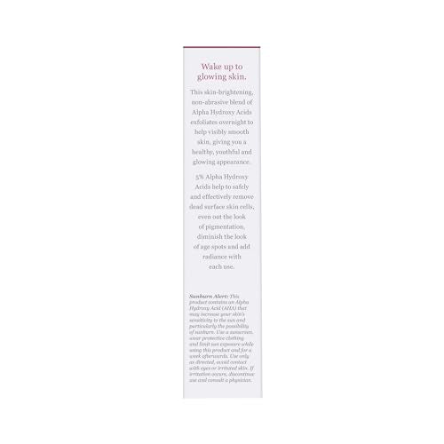 DERMA E Essentials Overnight Peel ? Vegan, Gluten-Free Nourishing Facial Exfoliant with Alpha Hydroxy Acid and Lactic Acid, 2 fl oz