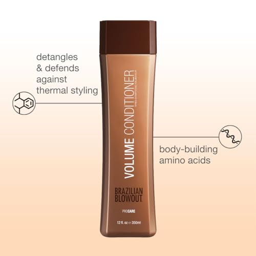 Brazilian Blowout Volume Conditioner, 12 Fl Oz (Pack of 1)