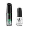 OPI Repair Mode Bond Building Nail Serum, Patented Ulti-Plex Technology ¢â, Keratin Protein, Clear, 0.3 fl oz + OPI Nail Envy, Nail Strengthening Treatment, Alpine Snow, 0.5 fl oz, Vegan Formula