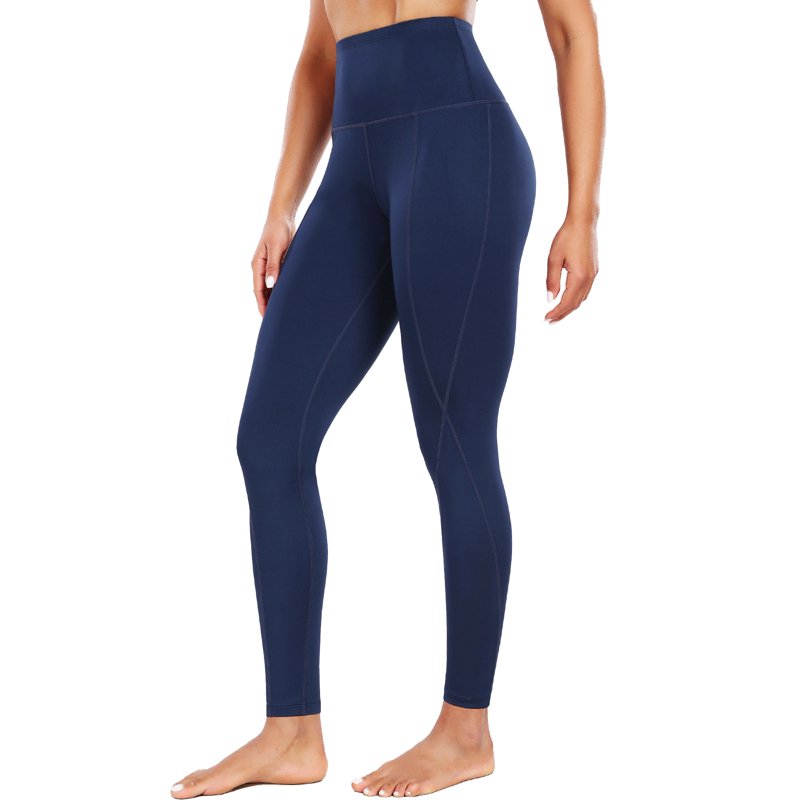 High Waist Yoga Leggings with Side Pocket, Breathable & Squat Proof for Workout