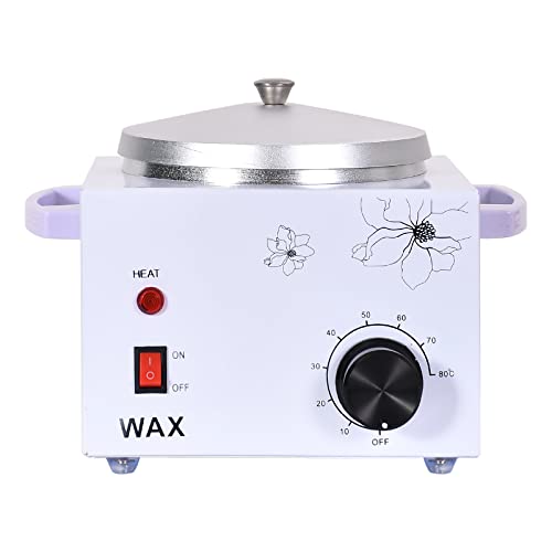 Wax Warmer Machine for Painless Hair Removal - Large Capacity Metal Heater for Fast Melting Soft, Hard, and Paraffin Waxes