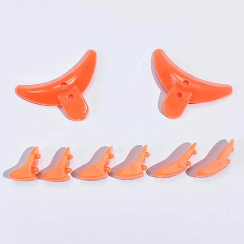 PERMANIA Lash Revise Pad, 3 Sizes Removable Eyelash Fix Shields Reusable Lash Separator Palette Plate Lash Lift Tool (Orange)
