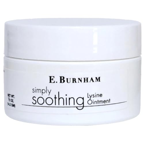 Simply Soothing Lysine Ointment 0.5 Oz. ? Moisturizing Balm with Natural Lysine ? Softens & Conditions Dry, Cracked Skin