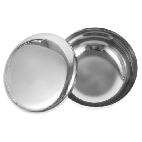 Stainless Steel Shaving Bowl Lid Men's Shave Soap Cup Sturdy Foam Mug for Easy Lathering for Home or Travel