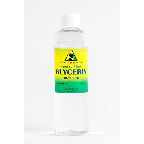 Glycerin Vegetable Oil USP Grade by H&B Oils Center Natural Fresh 100% Pure 5 oz