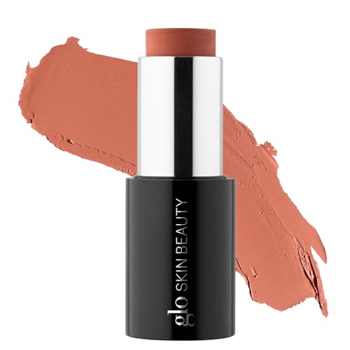 Glo Skin Beauty Cream Blush Stick (Spark) | 3-in-1 Multitasking Long-Wear Cheek, Lips + Lids Stick | Packed with Skincare Benefits