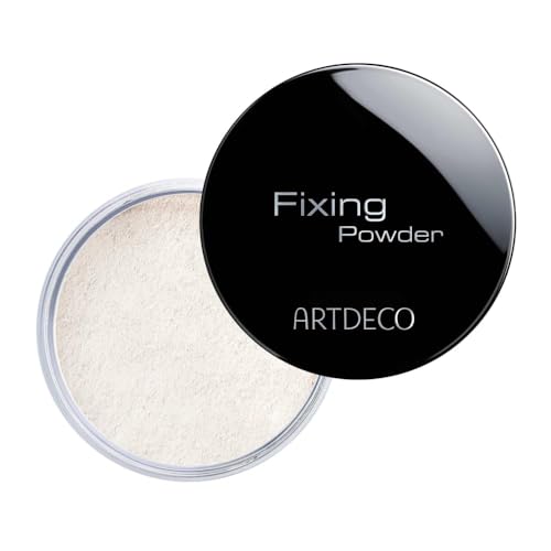 ARTDECO Fixing Powder - Waterproof Transparent Loose Setting Powder - Mattifies Makeup, Sets Cream Products - Ideal for Oily Skin - Dermatologically Approved ? 0.35 Oz