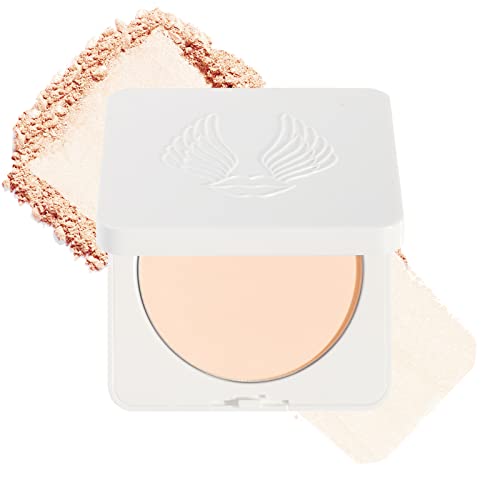 True + Luscious Sheer Halo Complexion Powder | Talc-Free Mineral Pressed Powder Foundation for Oily Skin Oil Control Matte Finish with Kaolin Clay Vegan Cruelty-Free Natural Glow 0.32 oz | Ivory