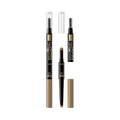 Eveline Cosmetics Brow Styler 3-in-1 Durable Multifunctional Eyebrow Pen | Medium Brown Eyebrow Make Up | Precision Brush | Natural Effect | Powder with Applicator
