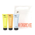 Nudestix 3-Step Citrus Renew Set for Sensitive Skin ? Travel-Size Cleanser, Exfoliator & Moisturizer Kit | Gentle, Vegan Skincare Routine with Vitamin C & Fruit Enzymes