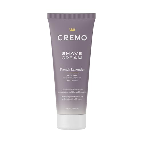 Cremo Women¡¯s Shaving Cream Sensitive Skin, Moisturizing, French Lavender, Ultra-Slick Shave Cream for Women, Fights Nicks, Cuts and Razor Burn, 6 Fl Oz