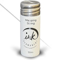 Ink Permanent White Brow Mapping String [100 Ft Bottles - 30 m] Pre-Inked String for Permanent Makeup and Microblading Supplies, Brow Mapping Kit, Eyebrow Thread for Shaping (White)