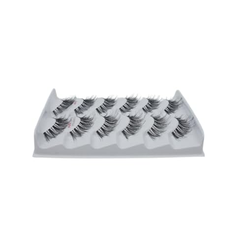 Red Cherry False Eyelashes 100% Human Hair Pack of 10 Pairs WSP