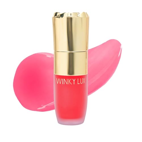 Winky Lux pH Cheeky Glaze Liquid Blush, Color Changing Dewy Flush, Buildable Tint, Hydrating with Vitamin E, pH Reactive for a Soft Natural Pink, Rosy Glow, Clean Beauty, Cruelty-Free, Vegan