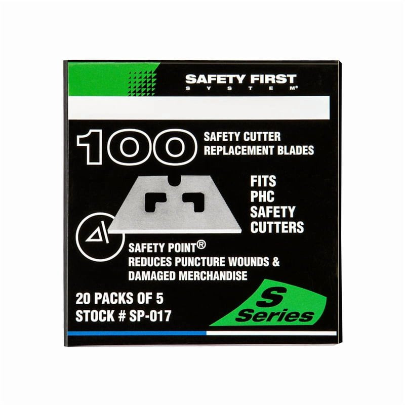 Safety Cutter Replacement Blades 100-Pack for Pacific S3 S4 Cutter
