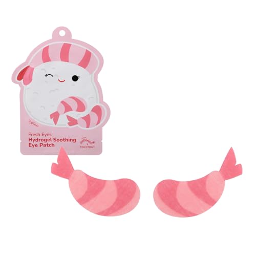 TONYMOLY x Squishmallows Hydrating Eye Patch Set ? Assorted Depuffing & Moisturizing Under Eye Patches with Berry Extract & Vitamin C