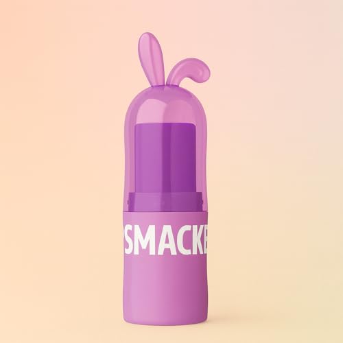 Lip Smacker Bunny Lip Balm, Moisturizing & Hydrating Lip Care, Fun & Collectible Easter Gift for Kids & Lip Balm Lovers - Grape (Pack of 2)