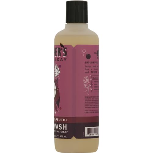 MRS. MEYER'S CLEAN DAY Body Wash, Plumberry, 16 Fl Oz (Pack of 1)