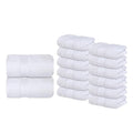 Infinitee Xclusives Luxury Towel Bundle - 2 Pack 600 GSM Bath Sheets (35x70) + 12 Soft 100% Cotton Wash Cloths (13x13) - Soft, Absorbent & Durable Towels for Everyday Comfort