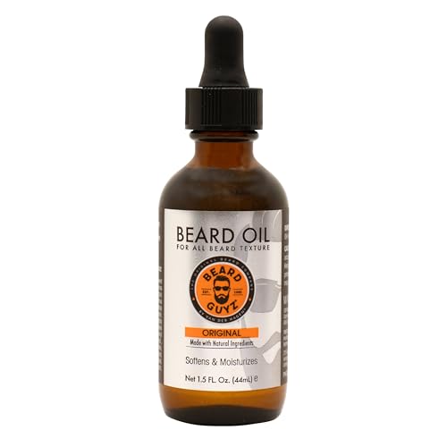Beard Guyz Beard Oil ? Lightweight Beard Moisturizer & Conditioner ? Softens Facial Hair, Hydrates Skin Under Beard, Reduces Itch & Frizz ? Men¡¯s Grooming Oil, 1.5 oz