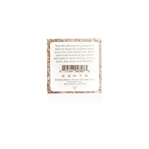 Zents Concreta Firming Repair Balm & Solid Parfum (Ore Fragrance) | Moisturizing Shea Butter & Coconut Oil for Skin | 1.25 fl oz
