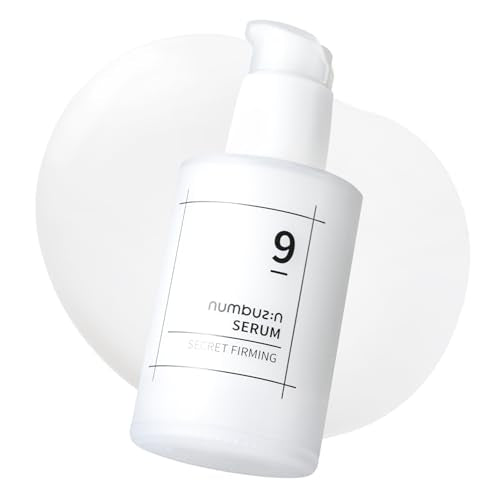 numbuzin No.9 Secret Firming Serum | Advanced Elasticity-Boosting Treatment Serum for Wrinkle Care, Aging Skin with 2 Peptides, Niacinamide, Hyaluronic Acid | Korean Skin Care, Loose Skin | 1.69 Fl Oz