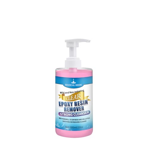 Hands Resin Remover Gel - All Natural Epoxy Resin Cleaner - Magical Cleanser for Artists - Epoxy Remover - Glue, Silicone, Paint & Glitter Soap- For Soft and Moisturized Skin
