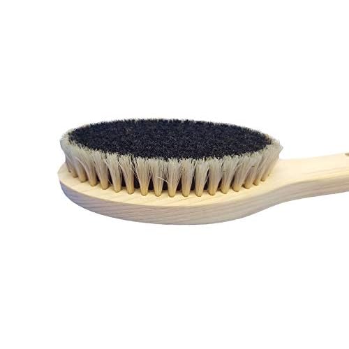 Japanese Body Brush for Bath or Dry Brushing, Exfoliation, Cellulite Treatment, Short Handle, Soft