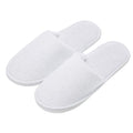 AhfuLife Spa Slippers 10 Pairs of Hotel Slippers 2 Sizes, Disposable Closed-Toe Slippers for Guest, House Slipper Non-slip Unisex for Wedding, Party, Travel, Bedroom