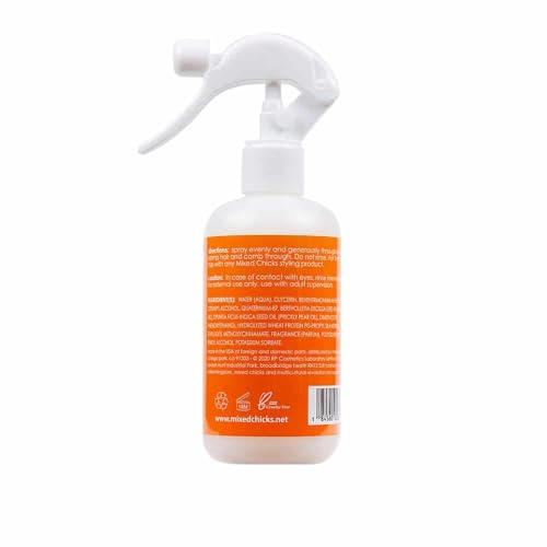 Mixed Chicks Base Coat w/Prickly Pear Seed Oil for Hair Detangling & Shine, 9 fl. oz. (Pack of 2)