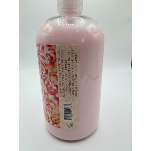 Greenwich Bay Rosewater & Jasmine Lotion Enriched with Shea Butter and Essential Rose and Jasmine Oils 16 oz by Greenwich Bay Trading Company