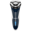 Electric Razor for Men, SweetLF 100% Waterproof Electric Shaver, USB C Rechargeable, Wet & Dry Rotary Shavers for Men with Pop-up Trimmer, Corded and Cordless, Navy Blue
